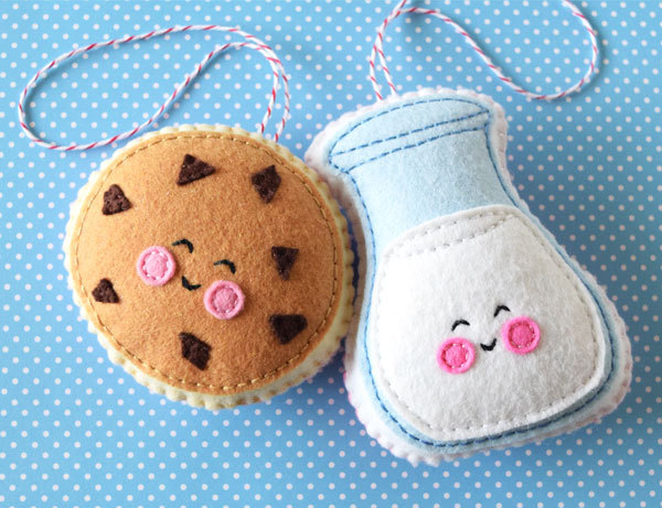 Felt Food Sewing Pattern Cookie Baking Set