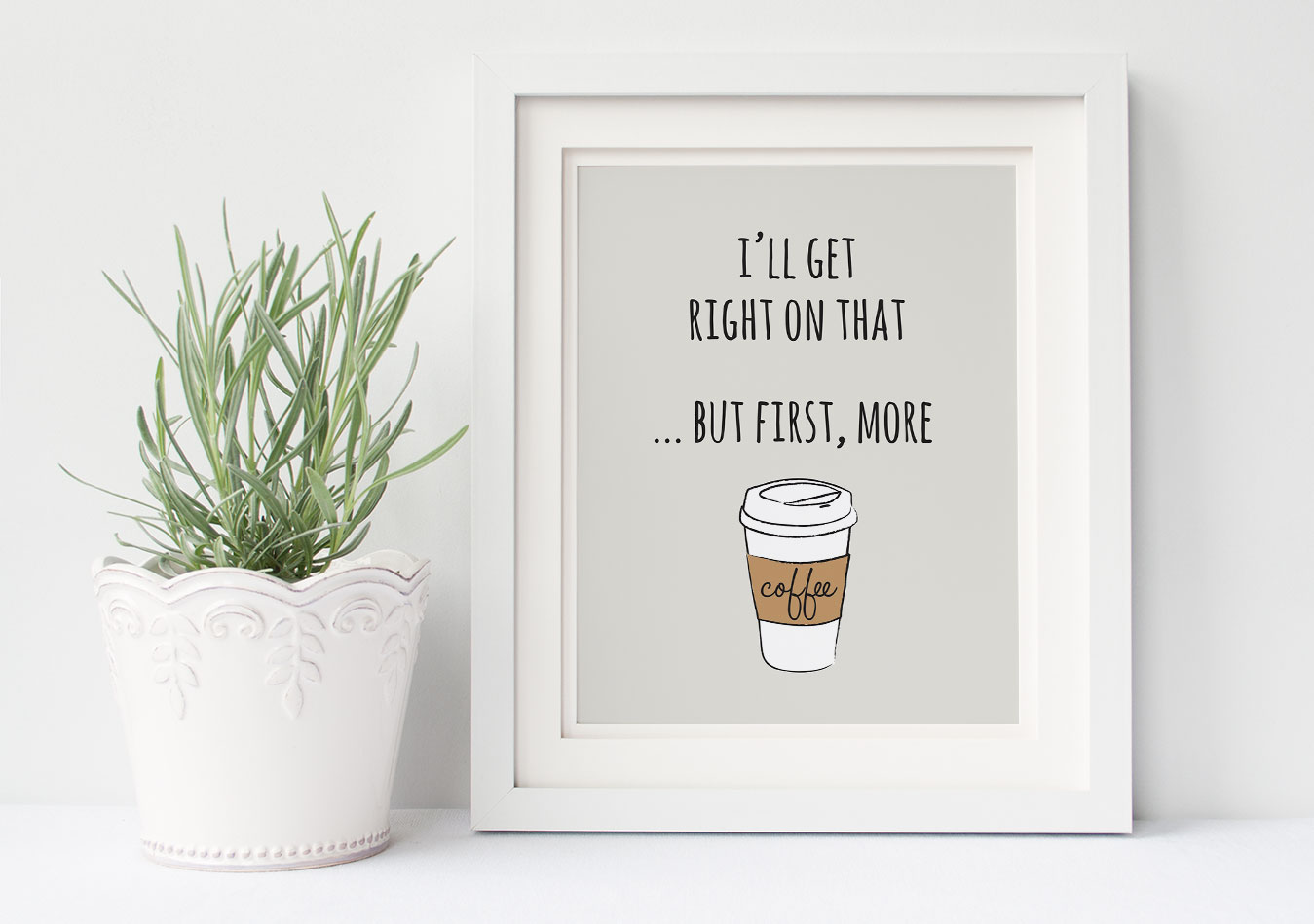 mother's day gift idea, printable artwork, coffee print, coffee art, coffee download