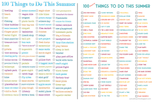 Summer Bucket List Printables (freebies) - The Mombot