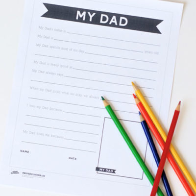 Free printable Father’s Day questionnaires for dad and grandpa