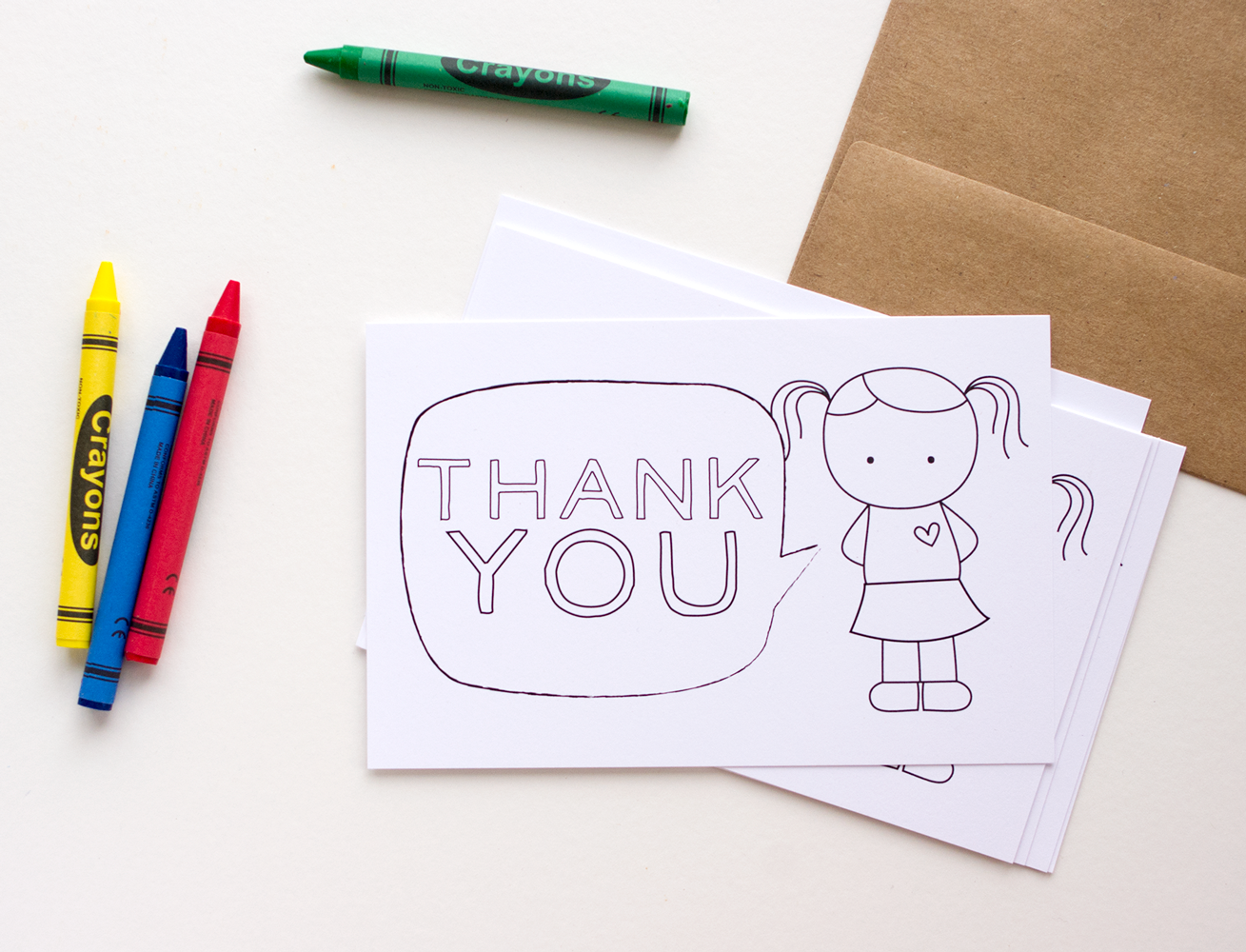 thank you cards for kids, kid thank yous, fill in thank you cards, printable thank you cards