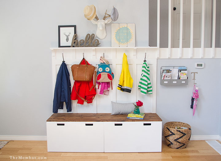 Ikea Hack DIY Mudroom Benches The Mombot