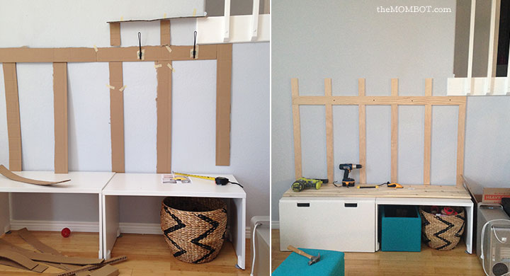 Ikea Hack DIY Mudroom Benches The Mombot