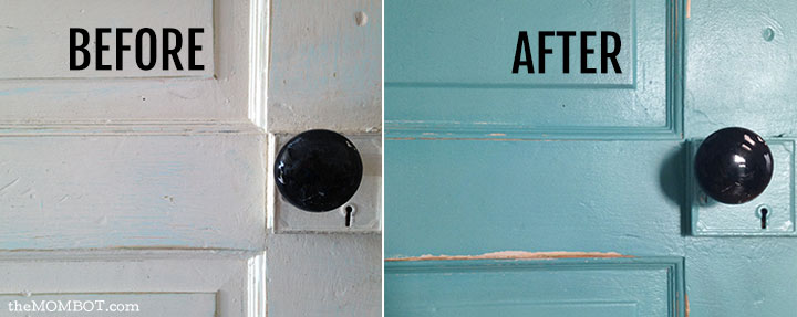A vintage pantry door DIY | TheMombot.com