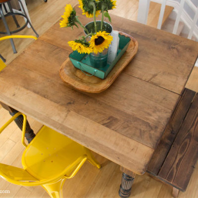 Our Antique Farmhouse Table & Chairs