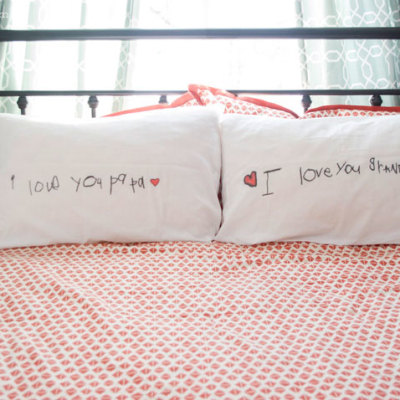 DIY pillowcases for Grandma & Grandpa