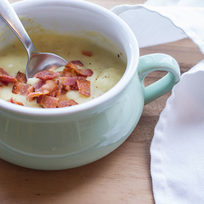 Slow cooker potato soup (whole30 approved)
