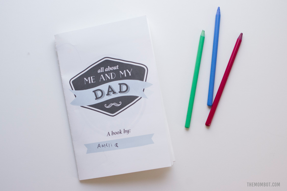 free father's day printable, free father's day booklet, father's day book, father's day freebie, father's day printable