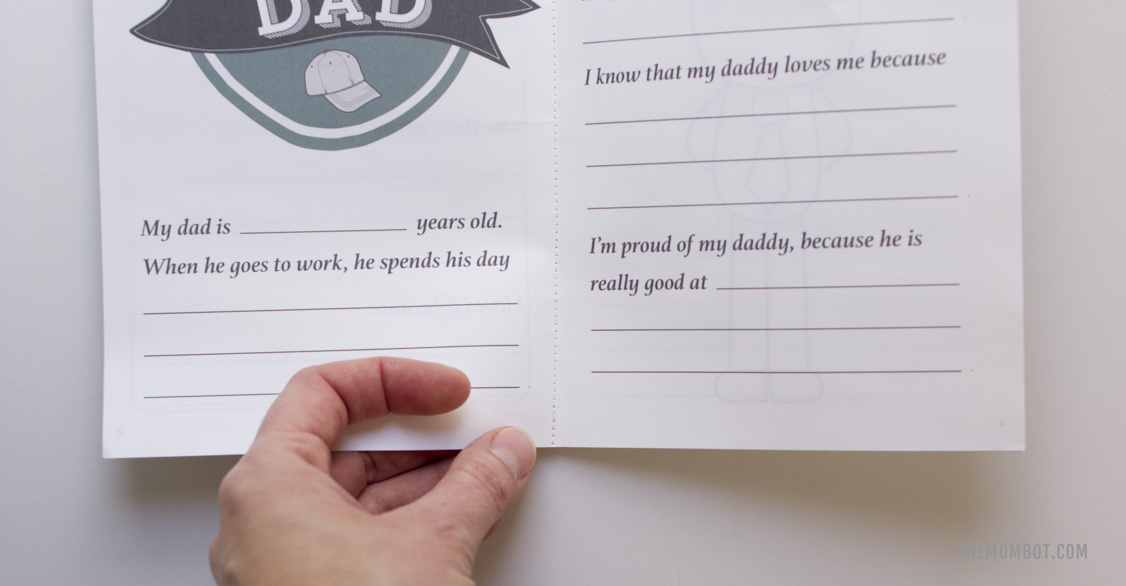 free father's day printable, free father's day booklet, father's day book, father's day freebie, father's day printable