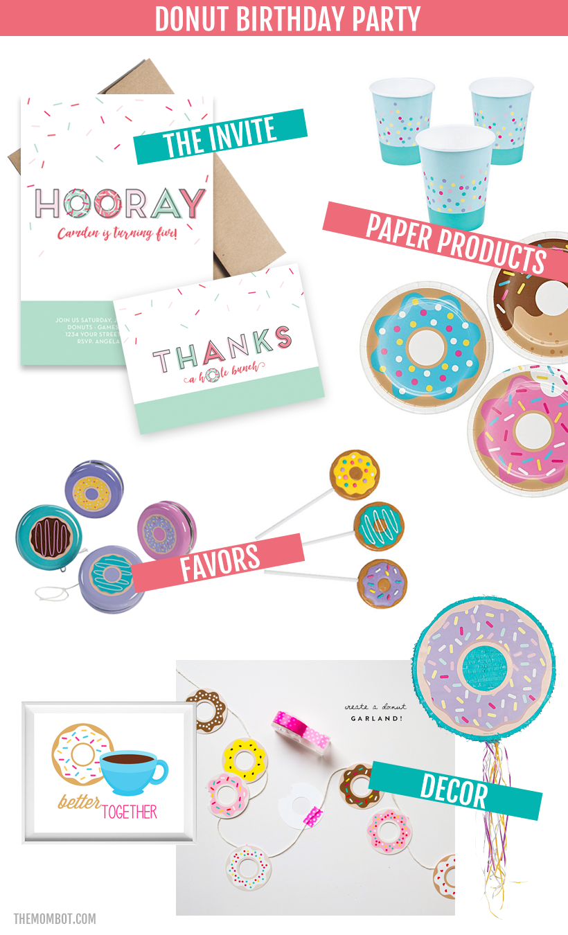 donut birthday party ideas, donut party, donut birthday, birthday party ideas