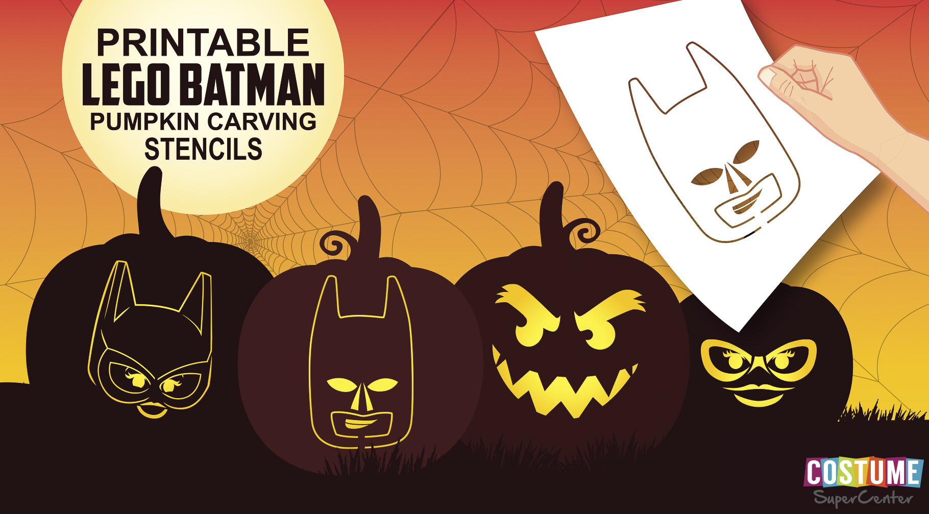 free pumpkin carving stencils, free pumpkin carving designs, printable pumpkin carving stencils, downloadable pumpkin carvings stencils, lego batman pumpkin