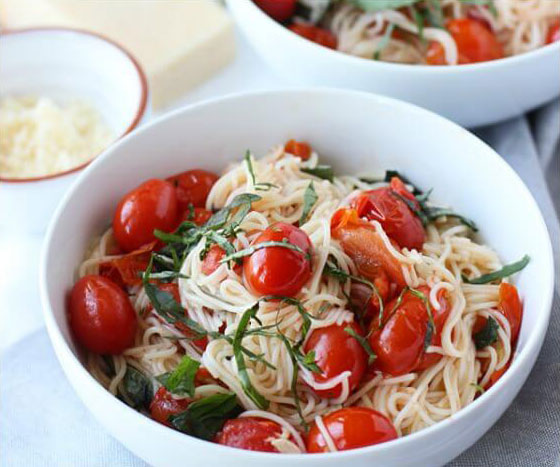 go-to dinner recipes, easy dinner recipes, quick dinner recipes, pasta recipes, 20 minute dinner, cherry tomato pasta