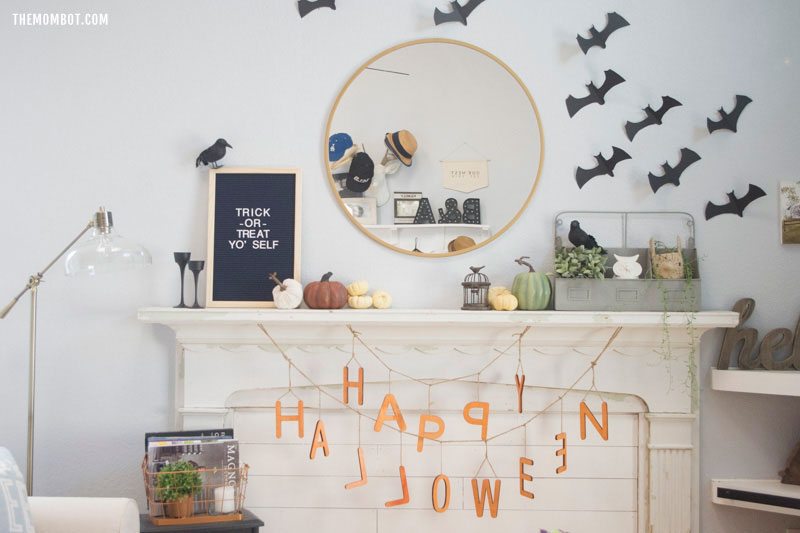 Halloween, Halloween mantels, Halloween decorations, Halloween decor, farmhouse Halloween