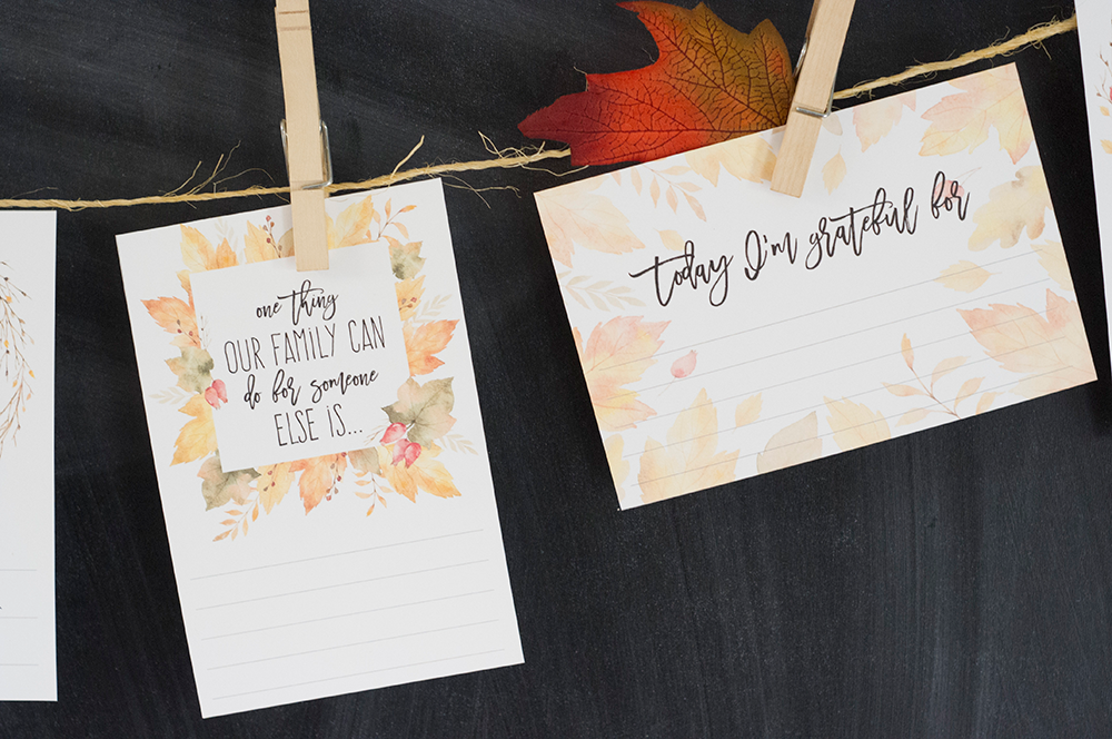 gratitude cards, free printable gratitude cards, blessings cards, count your blessings, november thanksgiving 