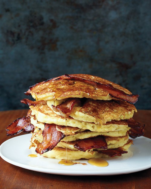 breakfast recipes: bacon pancakes | TheMombot.com