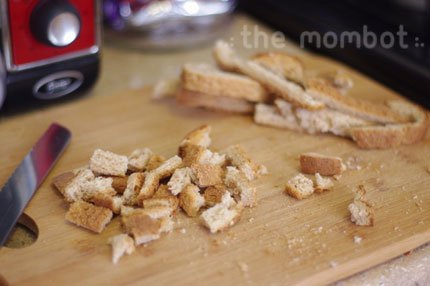 how to make croutons