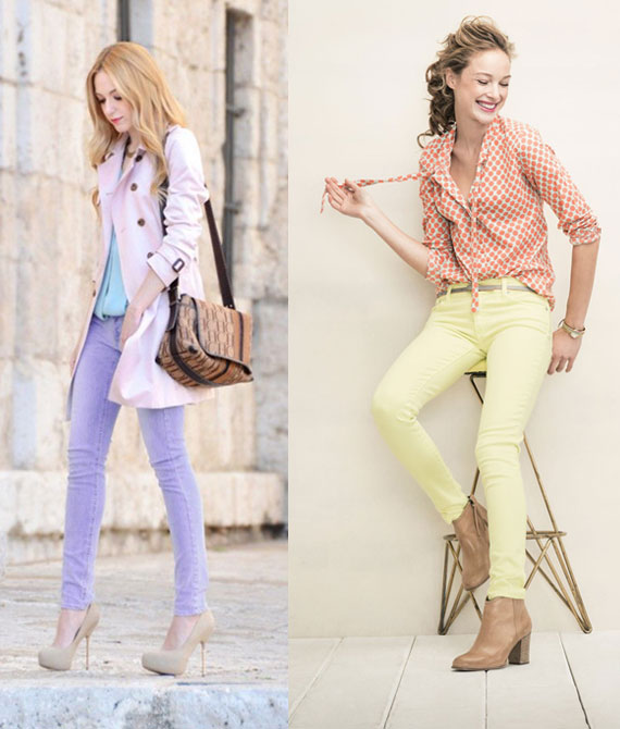 Wearing pastels for spring | TheMombot.com