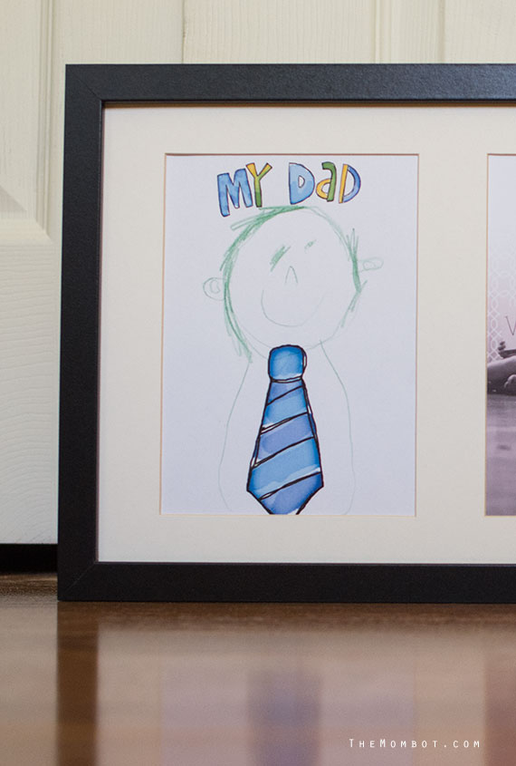 DIY Father's Day photo gift | TheMombot.com