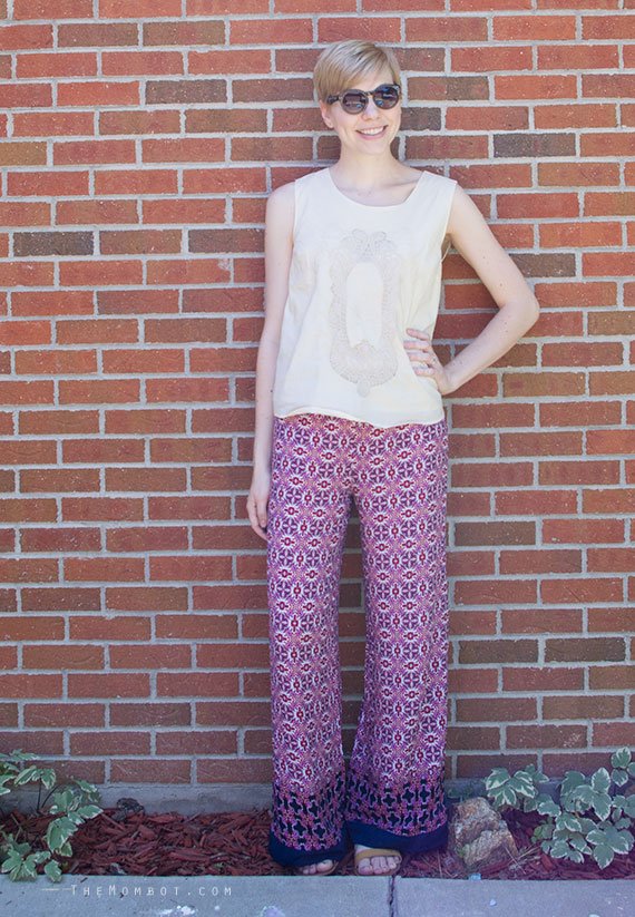 WIWW: Patterned fancy pants | TheMombot.com