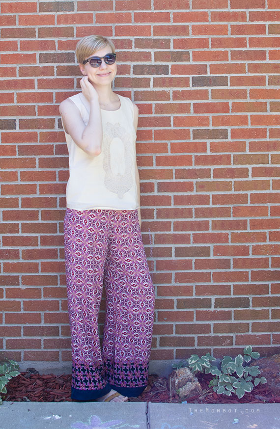 WIWW: Patterned fancy pants | TheMombot.com