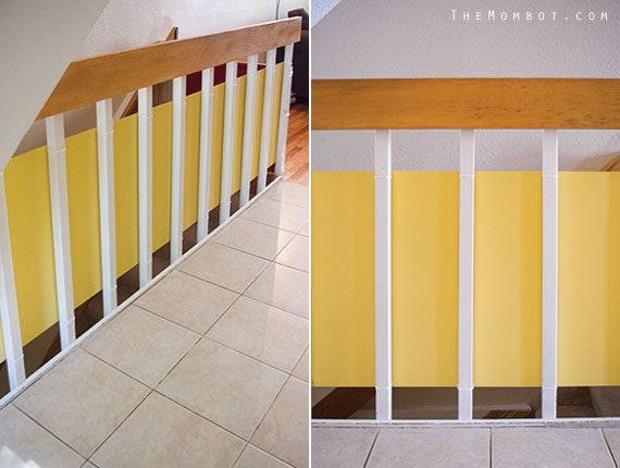 Stylishly babyproofing your staircase and railings | TheMombot.com