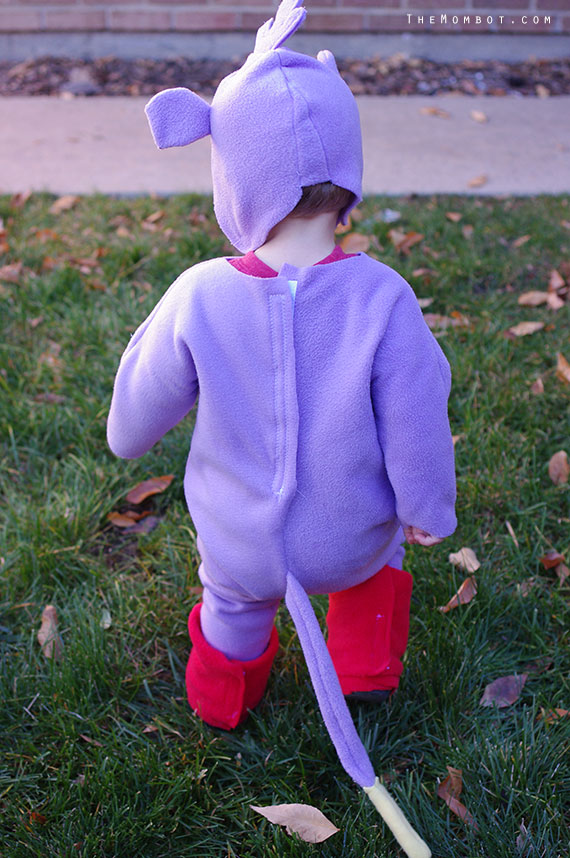 boots dora the explorer costume