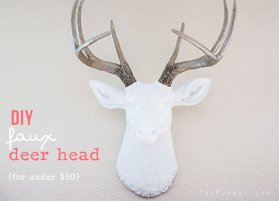 DIY faux deer head for under $50 | TheMombot.com