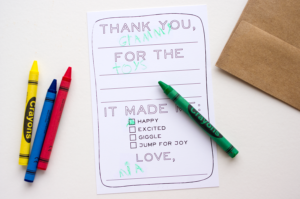 Printable Color-in Thank You Cards for Kids - The Mombot