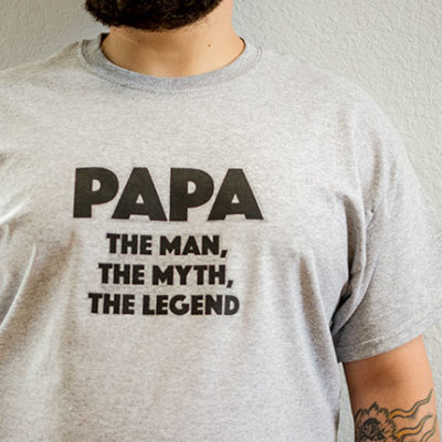 DIY Papa Father's Day T-shirt Gift | TheMombot.com