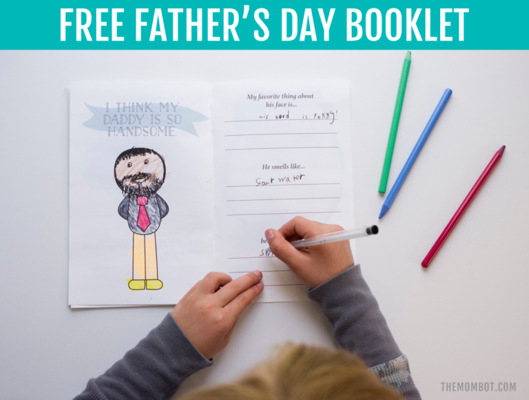 Free printable Father's Day questionnaires for dad and grandpa - The Mombot