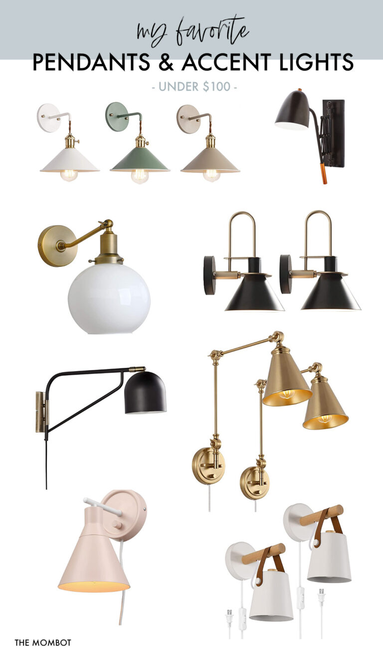 Pendant & Accent Lights Under $100 - The Mombot