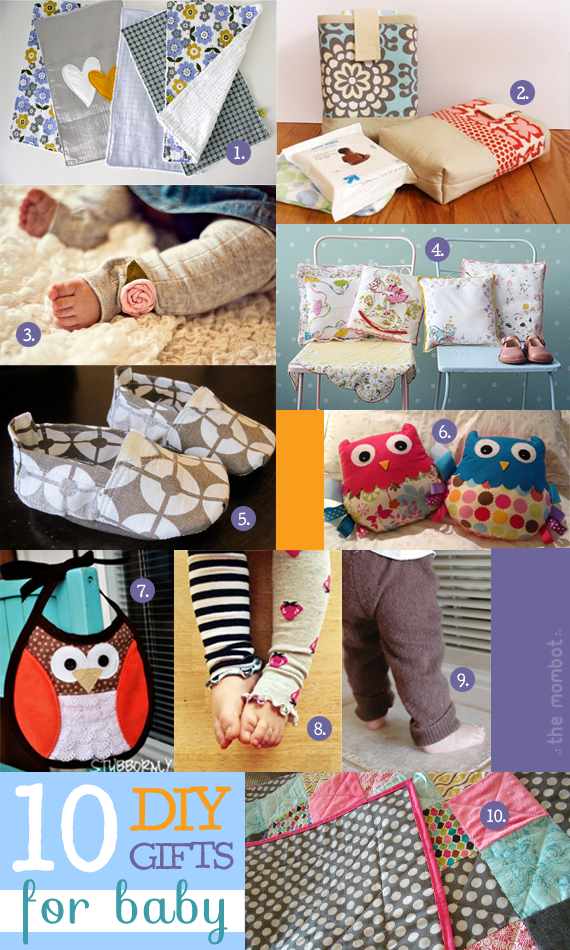 DIY gifts for baby 2012 collection | TheMombot.com